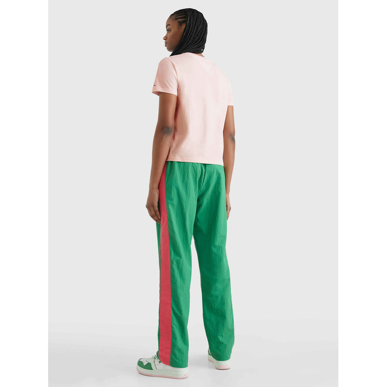 t-shirt femme  th tjw reg color serif linear ss