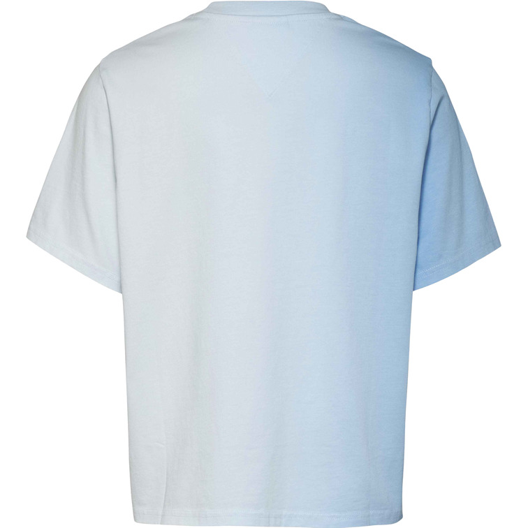 t-shirt femme  th tjw cls dip dye signature tee
