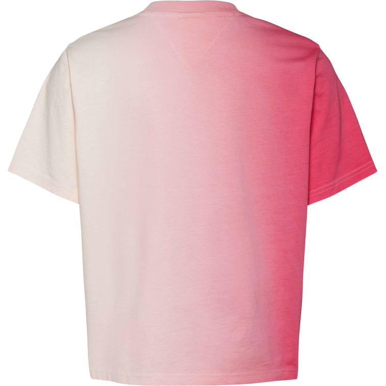 t-shirt femme  th tjw cls dip dye signature tee