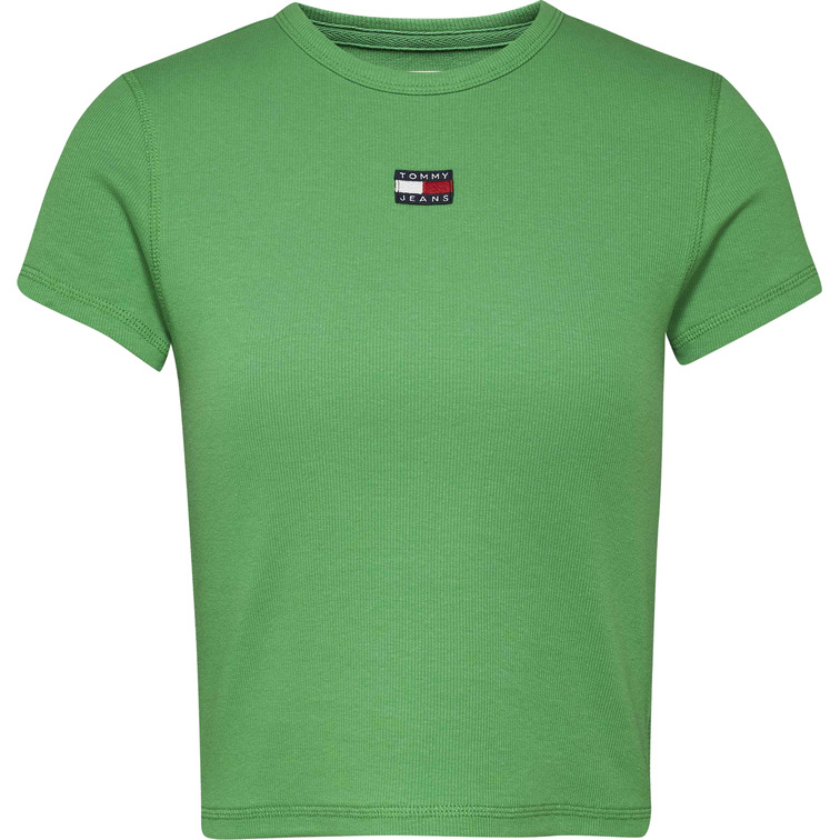 t-shirt femme  th tjw bby rib xs badge
