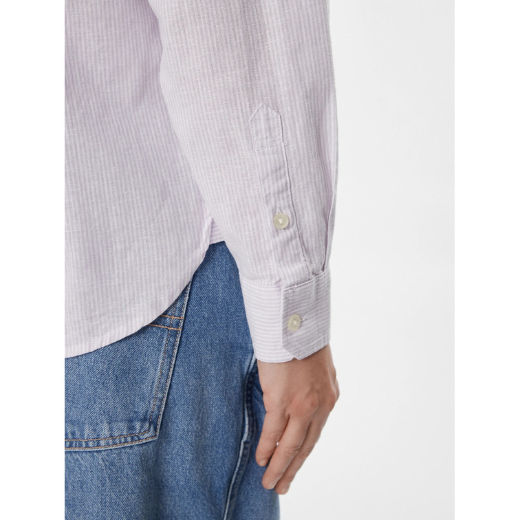 chemise femme  th tjw boxy stripe linen shirt