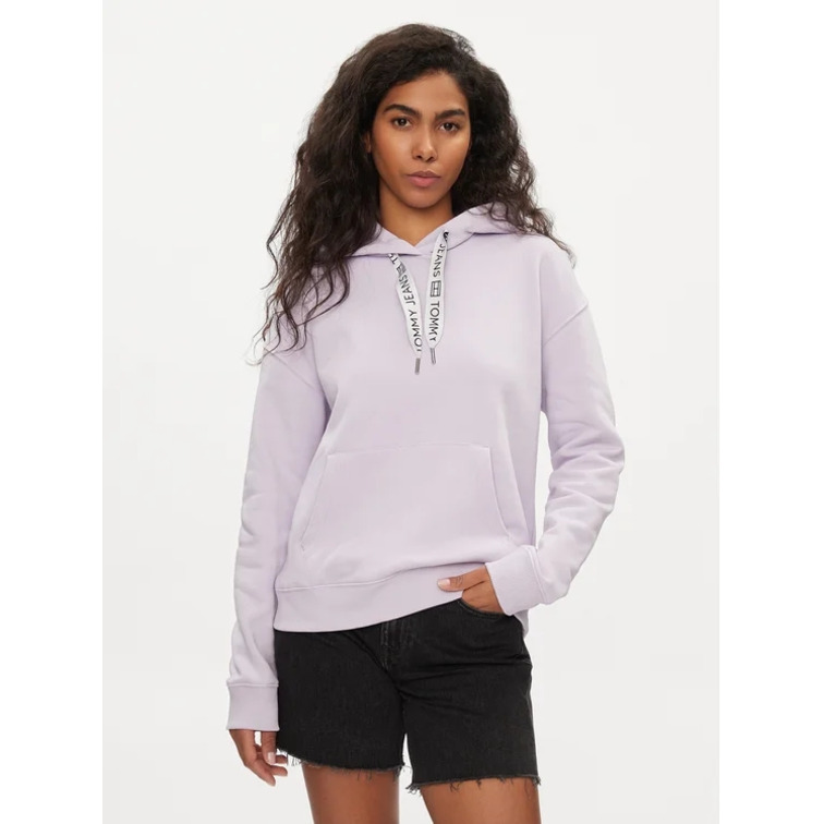 sweat-shirt femme  th tjw bxy logo drawcord hoodie e