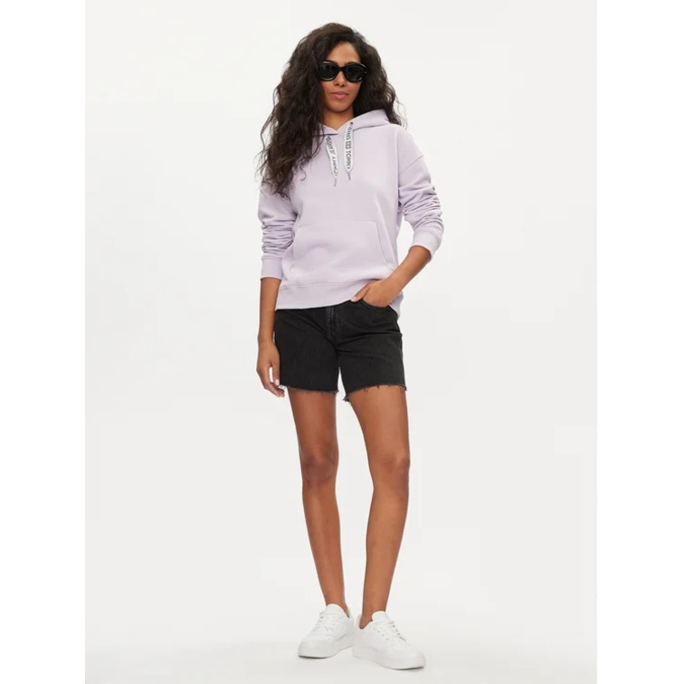 sweat-shirt femme  th tjw bxy logo drawcord hoodie e