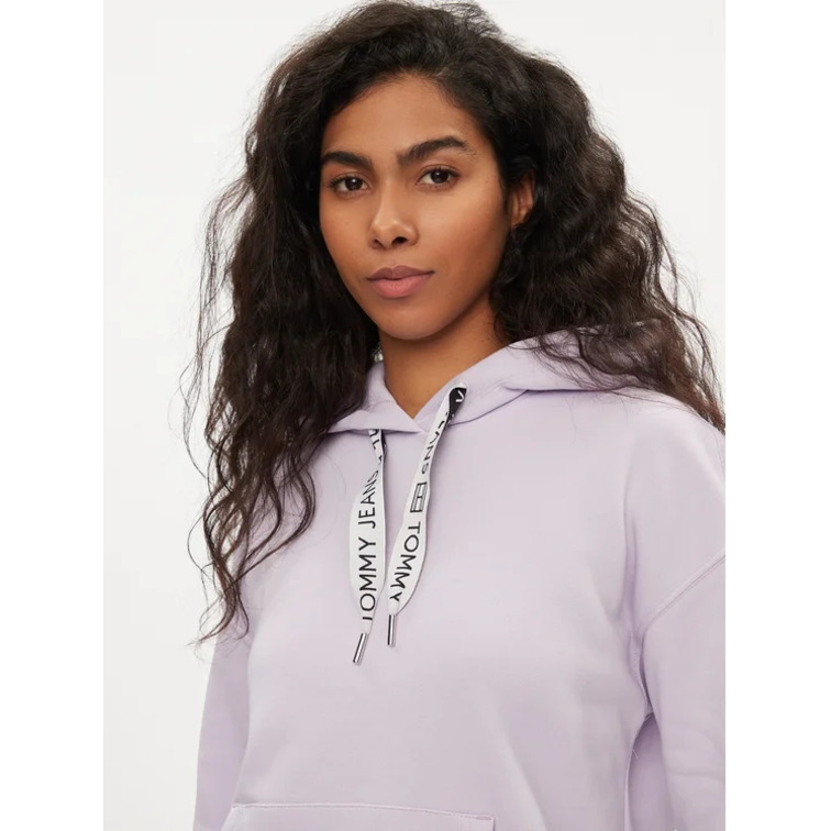 sweat-shirt femme  th tjw bxy logo drawcord hoodie e