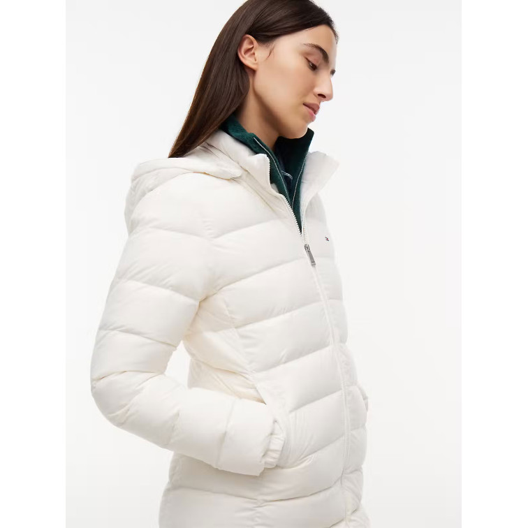 manteau femme  tommy hilfiger tjw essential hooded down coat