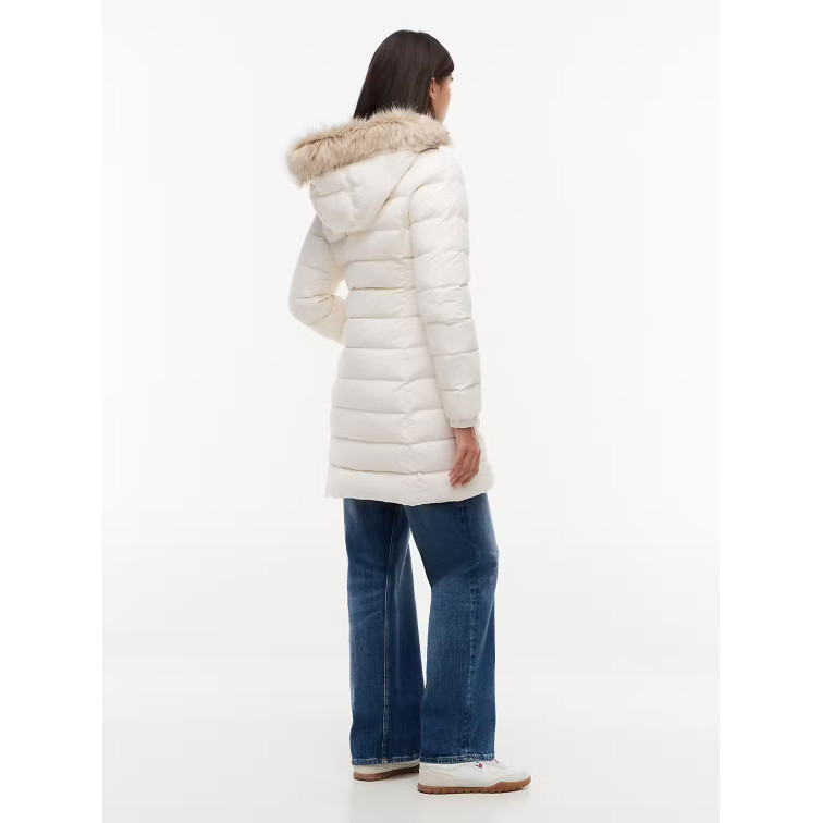 manteau femme  tommy hilfiger tjw essential hooded down coat