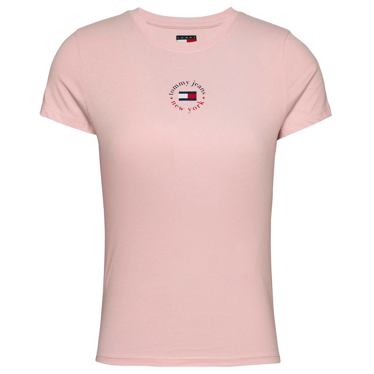 t-shirt femme  tommy hilfiger tjw slim essential logo 2 tee