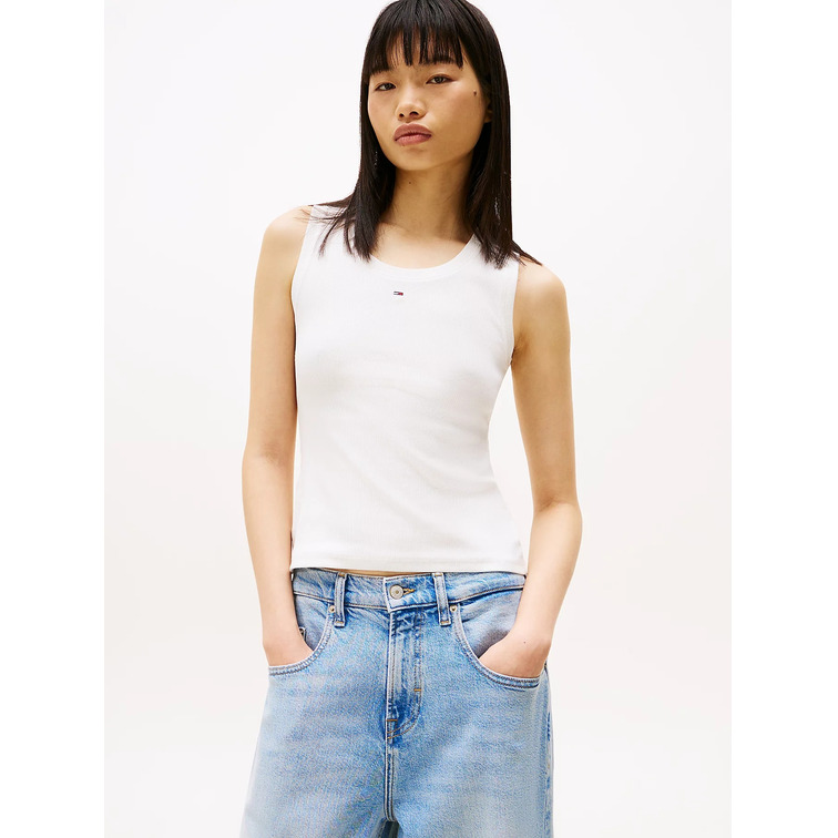 femme tjw essential rib tank ext ybl