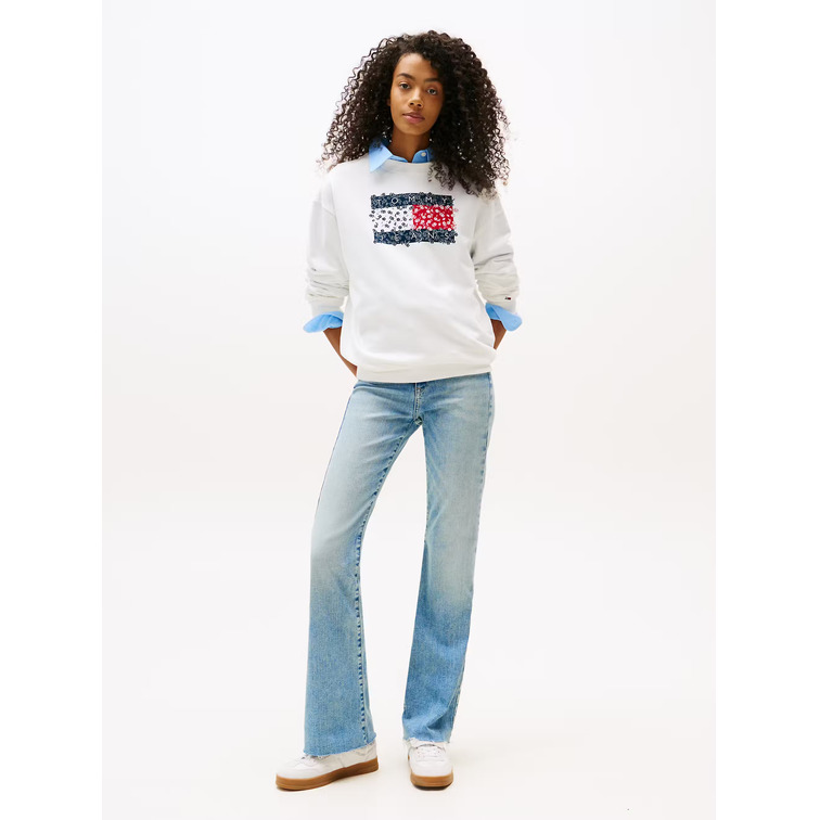 femme tjw rlx floral flag crew ybl