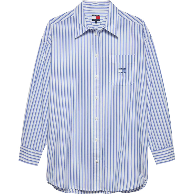 femme tjw ovs badge stripe shirt c5z
