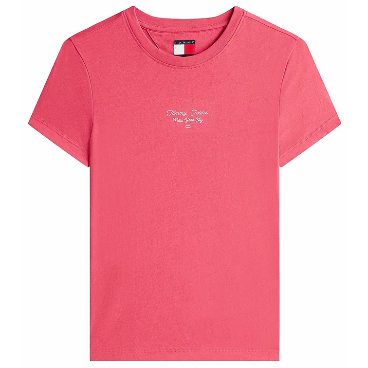 t-shirt femme  tommy hilfiger tjw slim ess logo 1 tee ext
