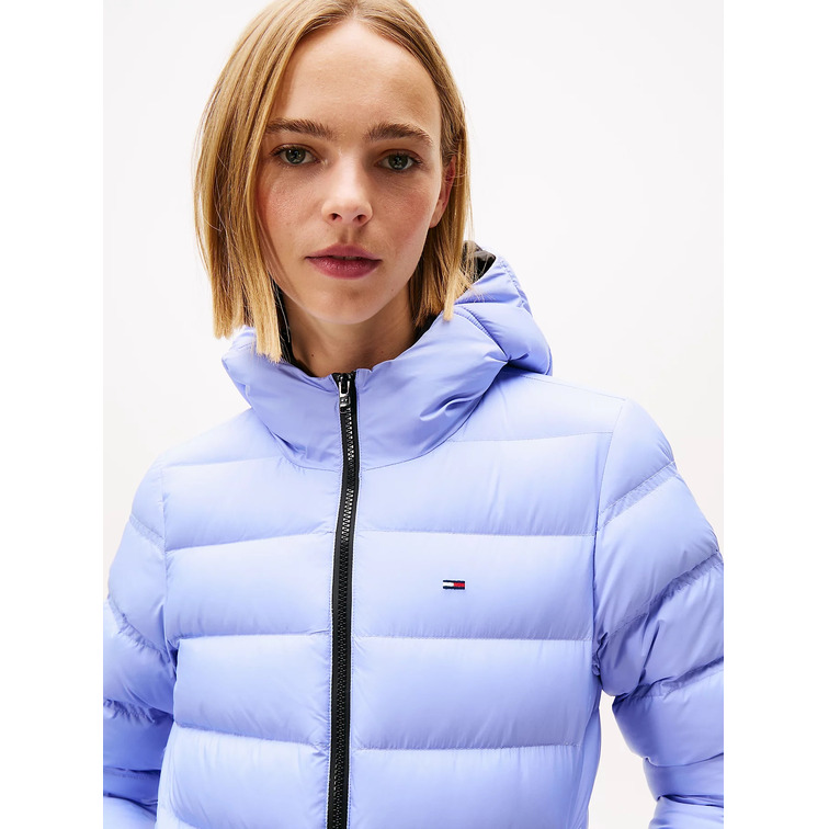femme tjw slim hood prnt down jckt e c5z