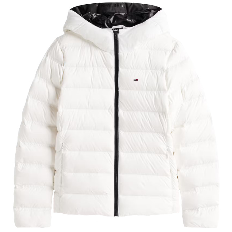 femme tjw slim hood prnt down jckt e ybl