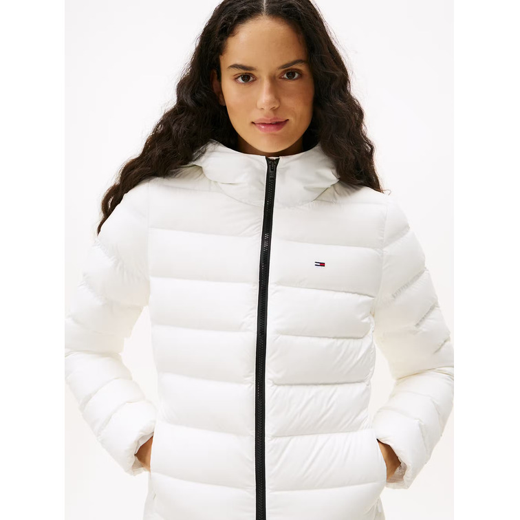 femme tjw slim hood prnt down jckt e ybl