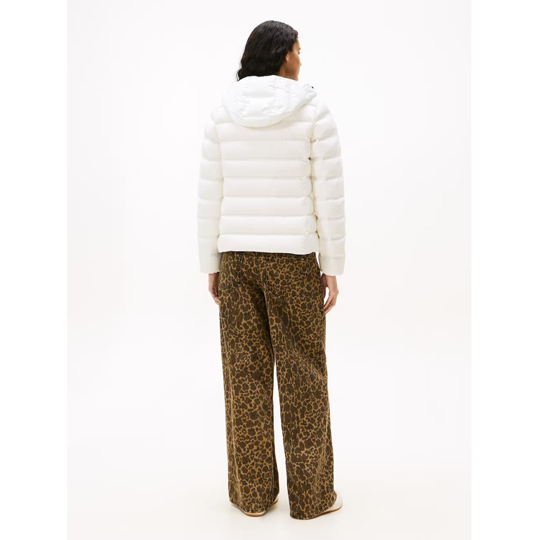 femme tjw slim hood prnt down jckt e ybl