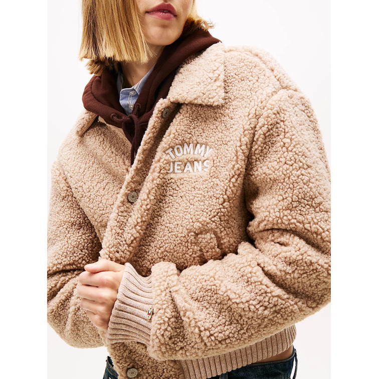 femme tjw teddy varsity bomber guq