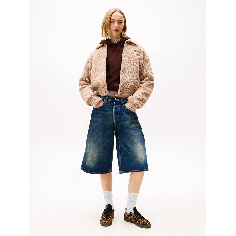 femme tjw teddy varsity bomber guq