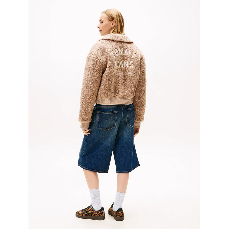 femme tjw teddy varsity bomber guq