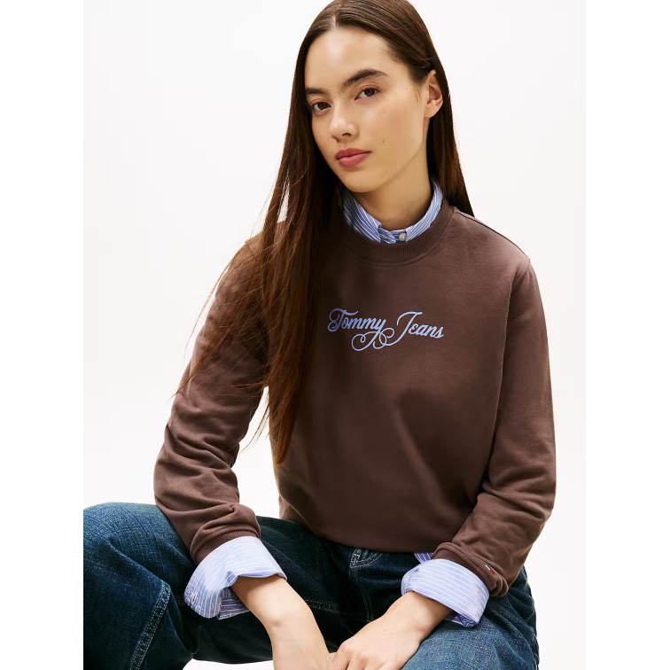 sweat-shirt femme  tommy hilfiger tjw reg ess logo 1 crew ext