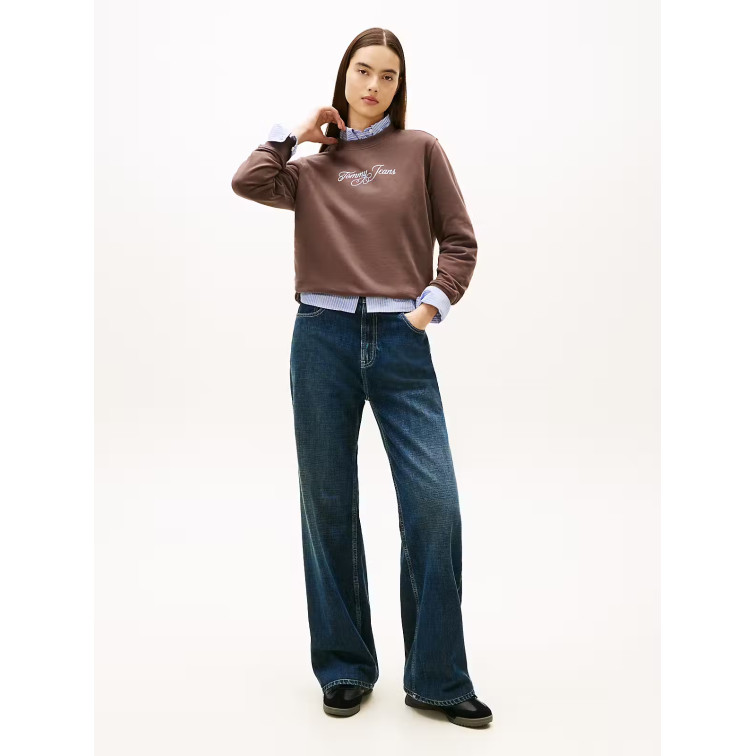 sweat-shirt femme  tommy hilfiger tjw reg ess logo 1 crew ext