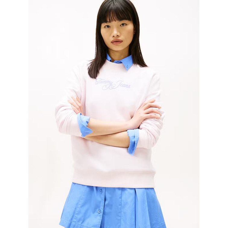 sweat-shirt femme  tommy hilfiger tjw reg ess logo 1 crew ext