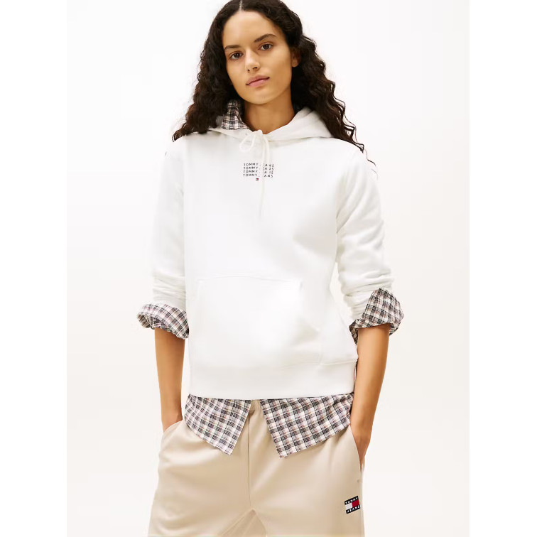 sweat-shirt femme  tommy hilfiger tjw reg multi linear hoodie