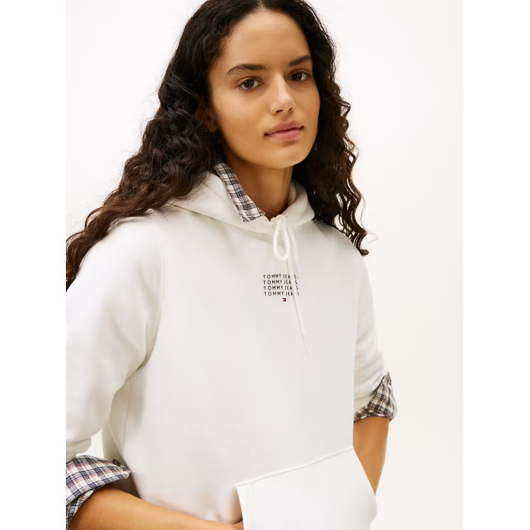 sweat-shirt femme  tommy hilfiger tjw reg multi linear hoodie