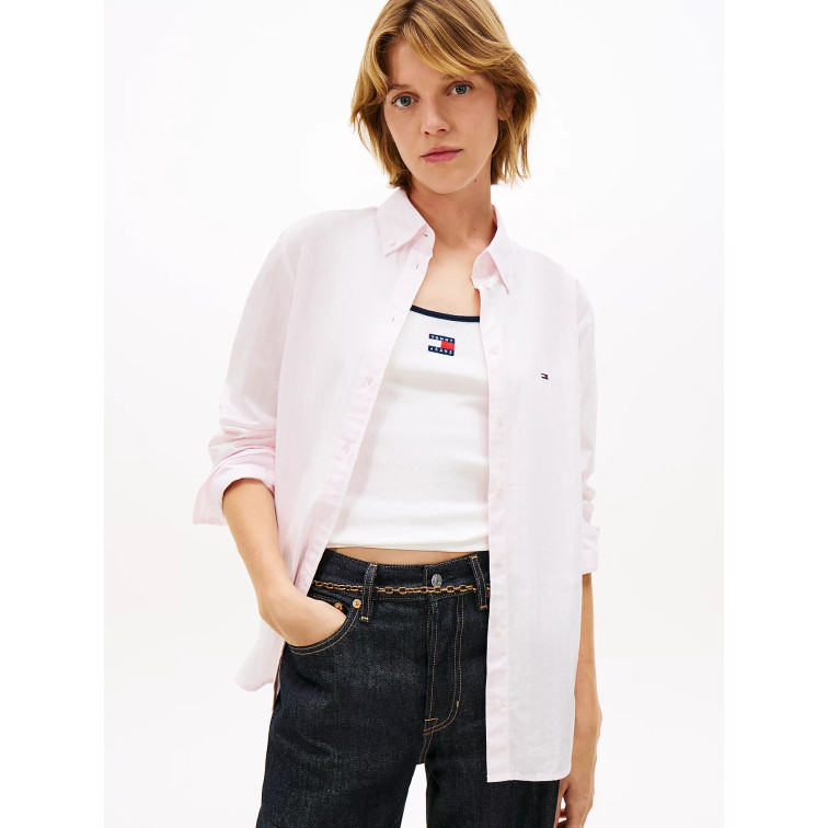 femme tjw reg poplin shirt ext 0d1
