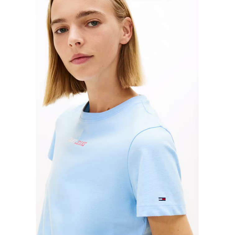 t-shirt femme  tommy hilfiger tjw reg essential logo 2 tee e