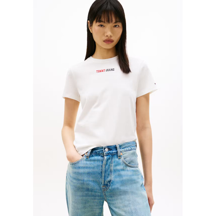 t-shirt femme  tommy hilfiger tjw reg essential logo 2 tee e