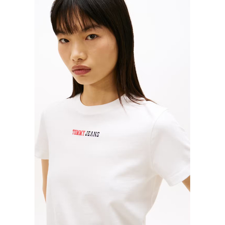 t-shirt femme  tommy hilfiger tjw reg essential logo 2 tee e
