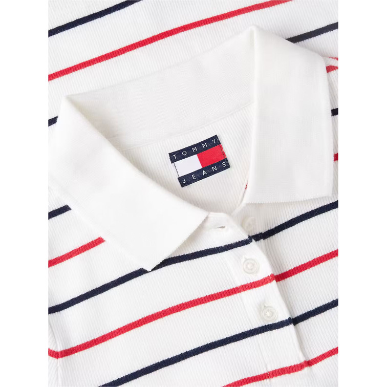 pôle femme  tommy hilfiger tjw slim rib ss pôle