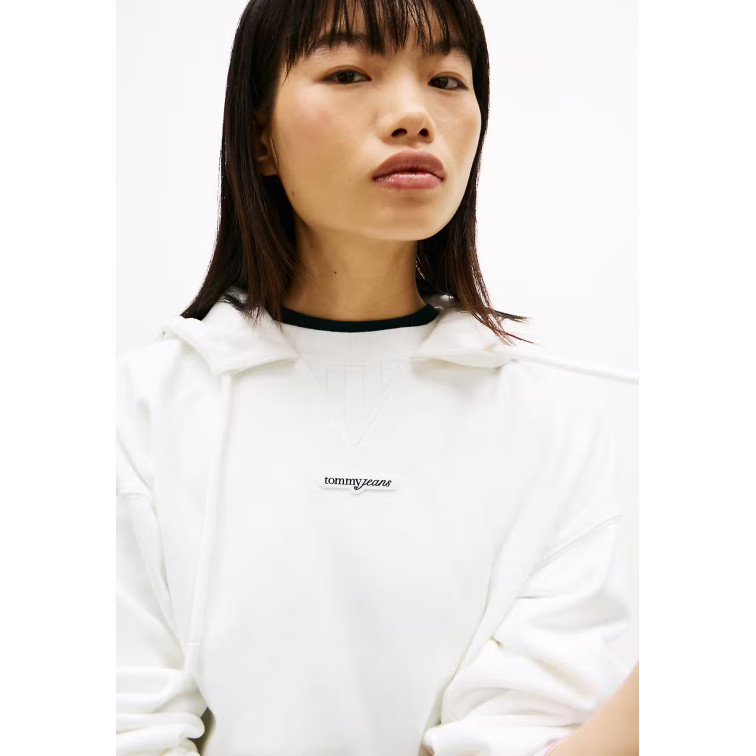 femme tjw bxy sh script label hoodie ybl