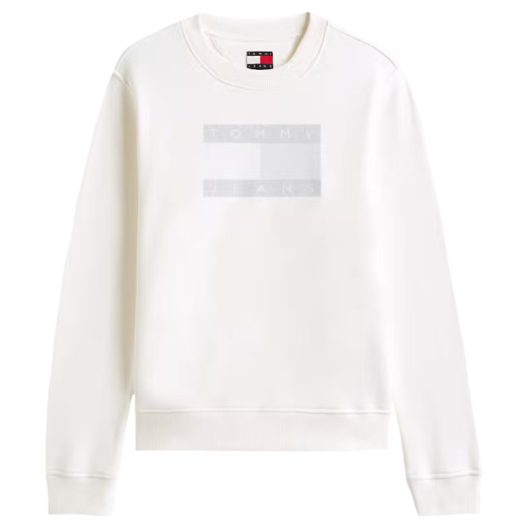 sweat-shirt femme  tommy hilfiger tjw reg tj flag crew