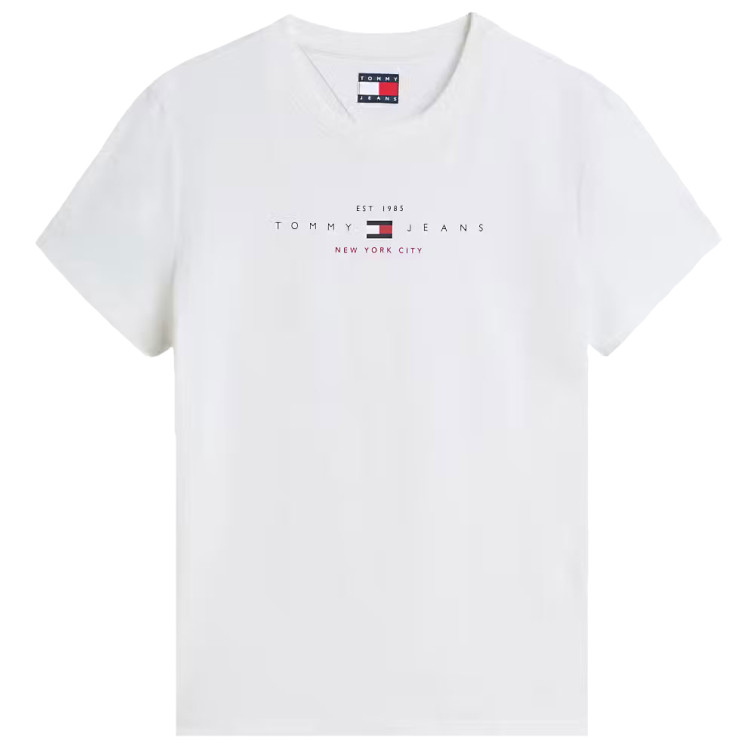 t-shirt femme  tommy hilfiger tjw reg us linear ss tee