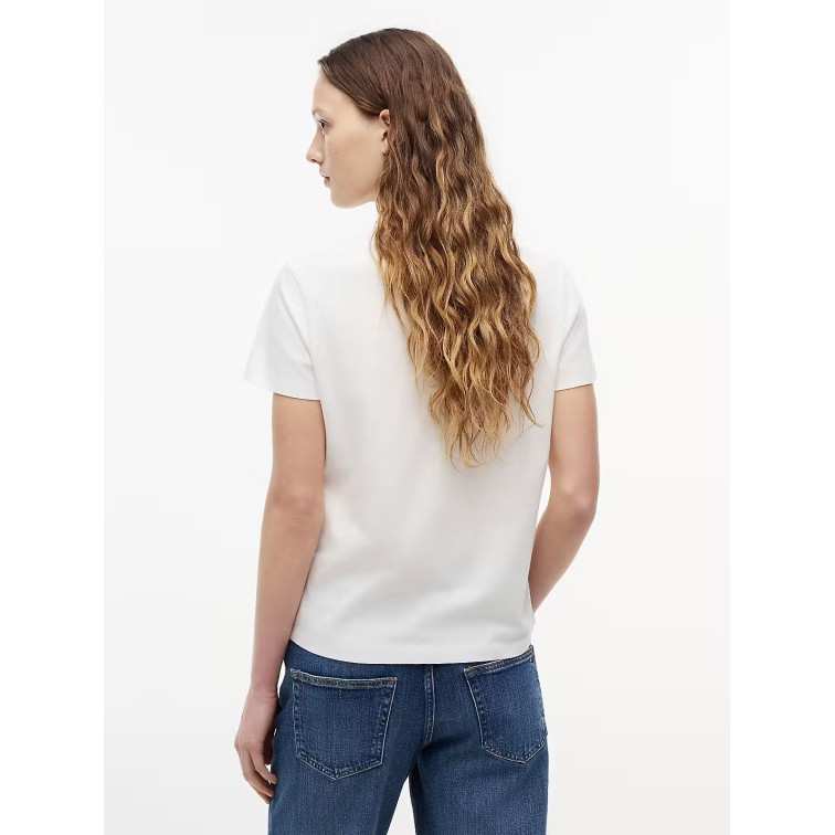 t-shirt femme  tommy hilfiger tjw reg us linear ss tee