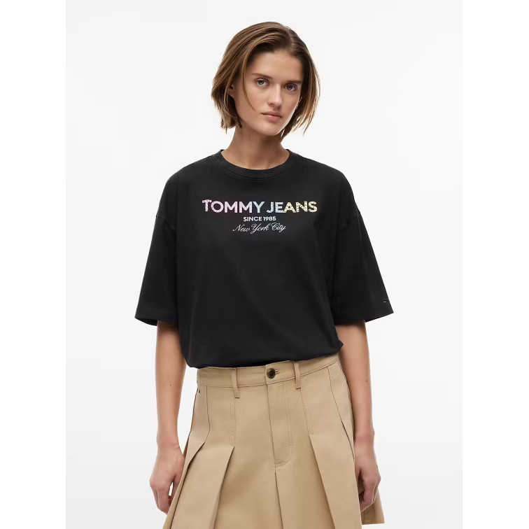 t-shirt femme  tommy hilfiger tjw ovs tj bling gmd tee