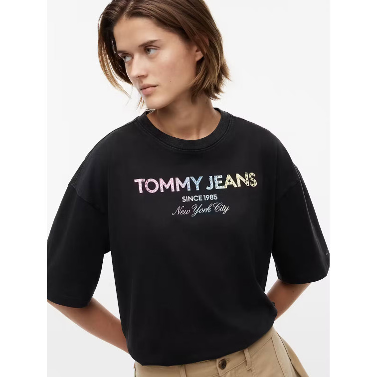 t-shirt femme  tommy hilfiger tjw ovs tj bling gmd tee