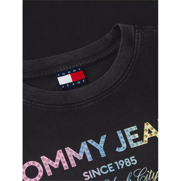 t-shirt femme  tommy hilfiger tjw ovs tj bling gmd tee