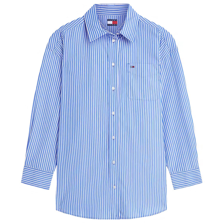chemise femme  tommy hilfiger tjw ovs essential shirt ext