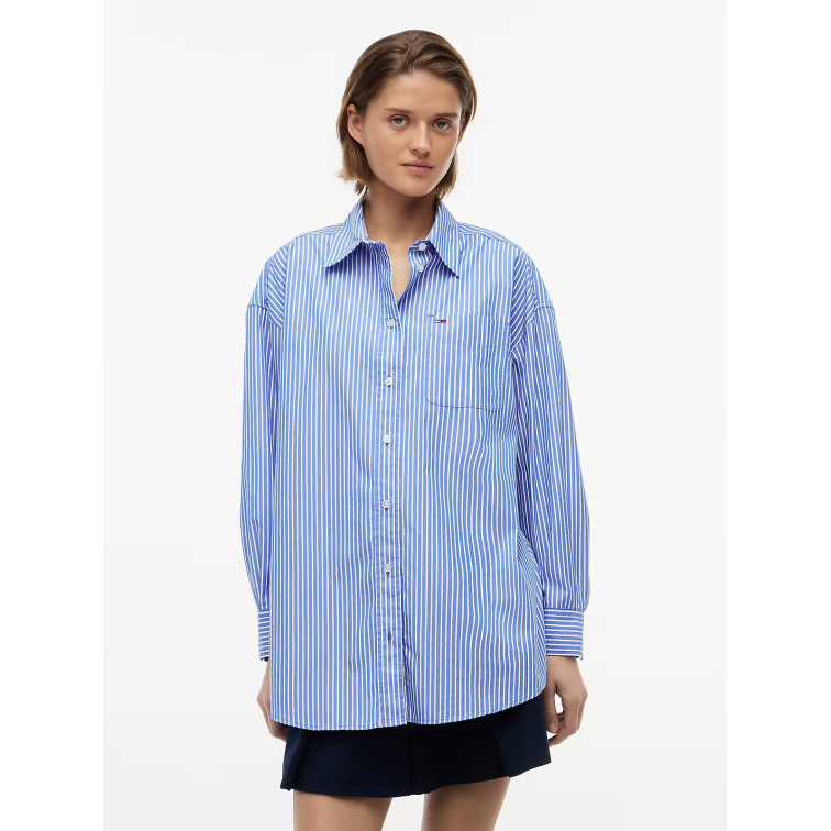 chemise femme  tommy hilfiger tjw ovs essential shirt ext