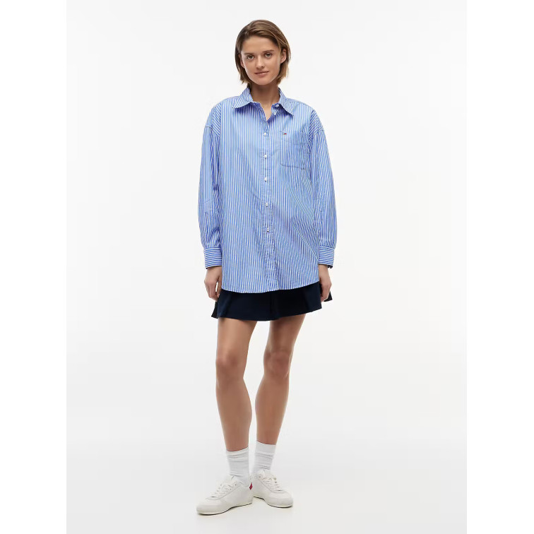 chemise femme  tommy hilfiger tjw ovs essential shirt ext