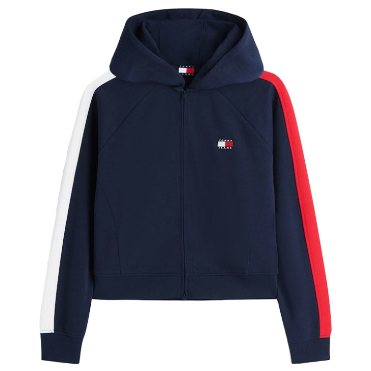 sweat-shirt femme  tommy hilfiger tjw reg badge track hood ext