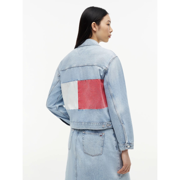 manteau femme  tommy hilfiger relaxed trckr jkt rwb ext cj60