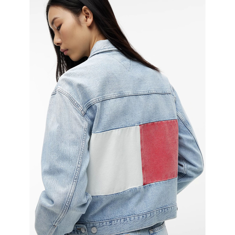 manteau femme  tommy hilfiger relaxed trckr jkt rwb ext cj60