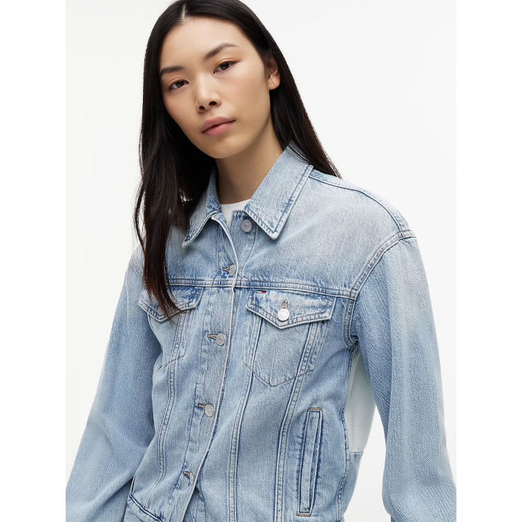 manteau femme  tommy hilfiger relaxed trckr jkt rwb ext cj60