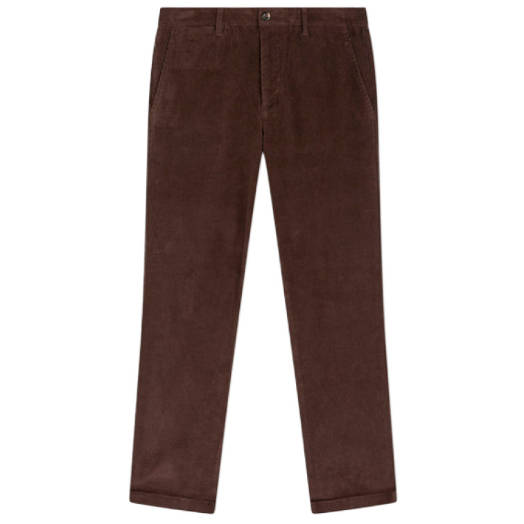 pantalon homme  dockers crafted khaki slim hot fudge