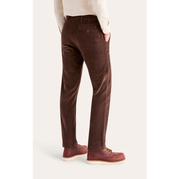 pantalon homme  dockers crafted khaki slim hot fudge