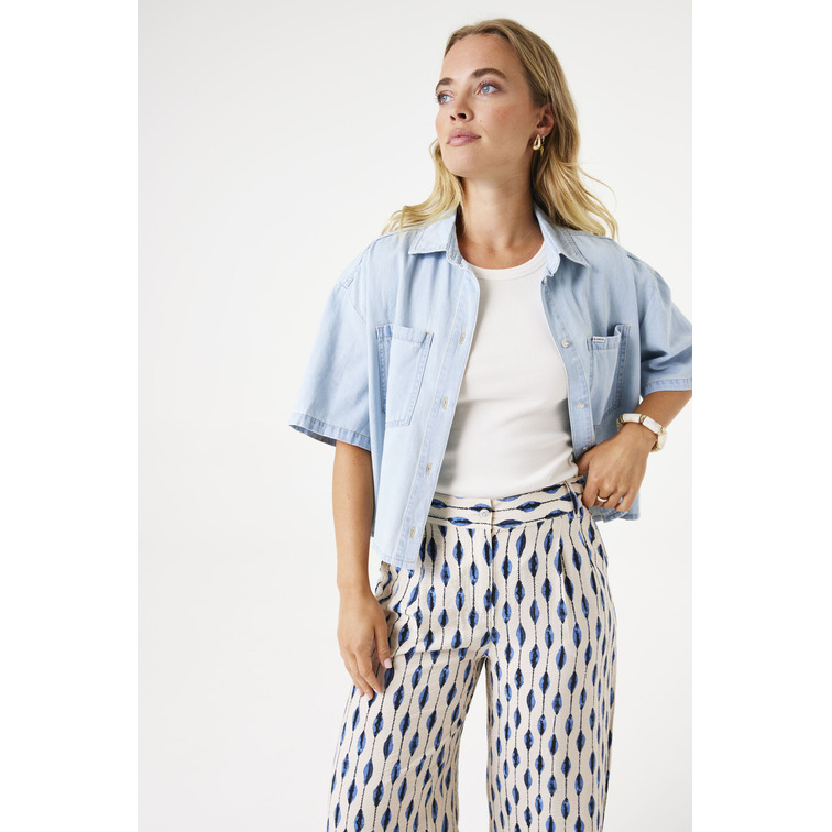 chemise femme  garcia jeans e50292_ladies shirt ss