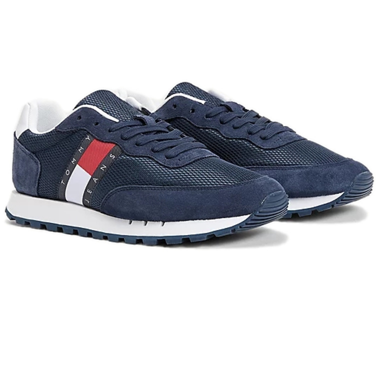 baskets à quartiers mélangés homme tommy jeans